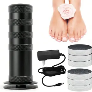 Electric Foot File Callus Remover 1200rpm Foot File Callus Remover with Anti-slip Strips, 60 Sandpaper Discs Adjustable Speed ​​Foot Grinding Machine for Calluses and Dead Skin, Adjustable Foot Care Tool