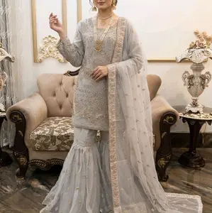 ORGANZA Handwork Heavy Party Wear Dress