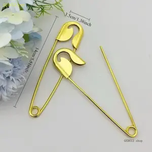 Monarch Mega Safety Hairpin, Strong Hold Non-Slip Hair Clip for Thick & Thin Hair, Lightweight Durable Styling Pin for Updos, Buns & Ponytails, Comfortable All-Day Wear Hair Accessory for Daily Hairstyles