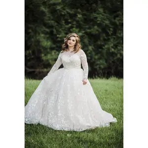 Meagan 3D Floral Wedding Dress