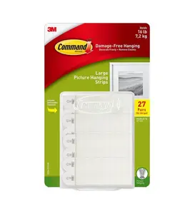 Command Large Picture Hanging Strips -27 Pairs
