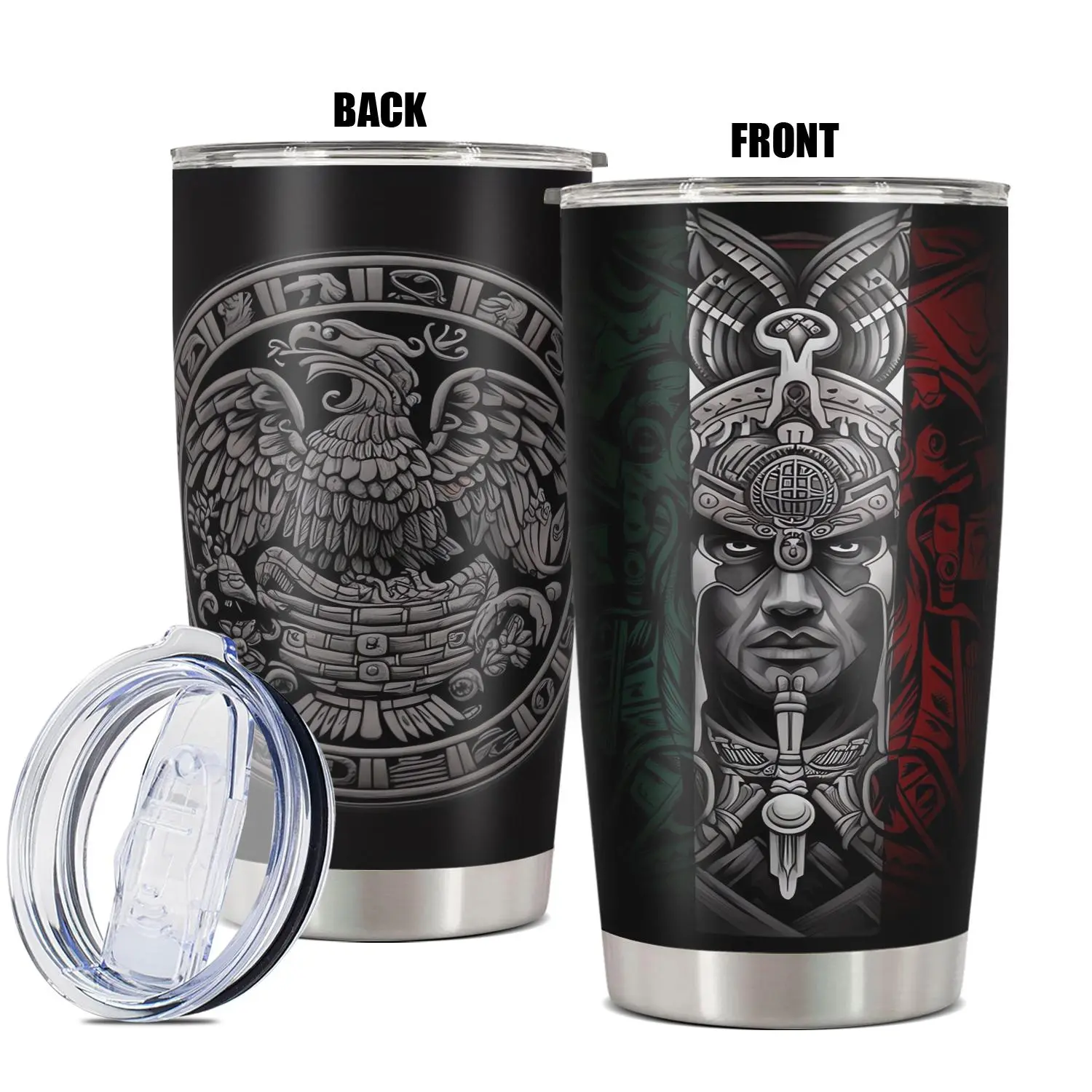 20oz Stainless Steel Vacuum Insulated Flask - Leak-Proof Travel Mug with Lid, Straw, Letter Print, Casual Portable Water Bottle Gift for Men
