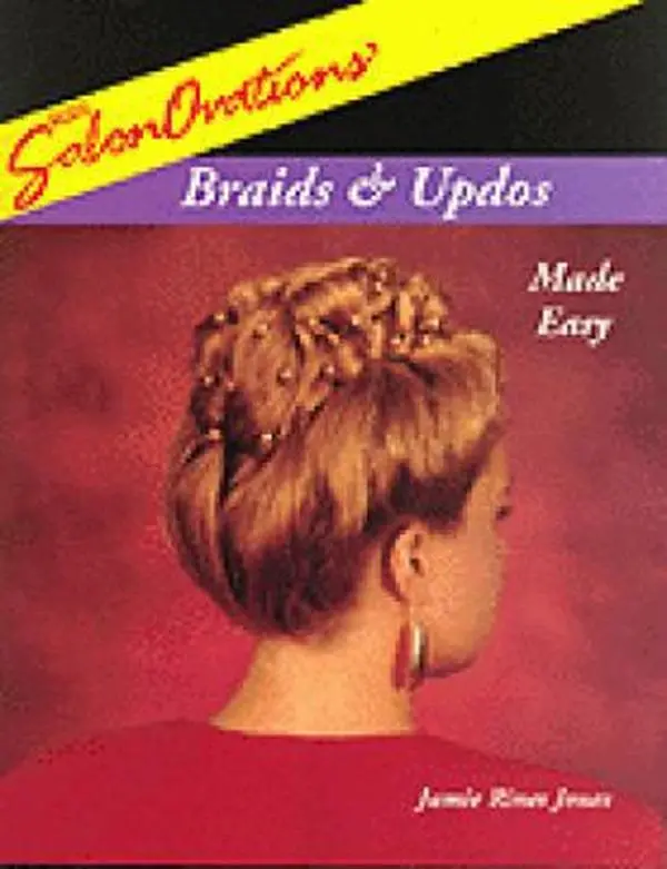 Used Book - SalonOvations' Braids and Updos Made Easy by Jamie Jones (Softcover, English, 1996 Edition, 208 Pages, Milady) - Hairstylists' Essential Reference, Style Guide with Hand-Positioning, Handling Several Strands Tips, Frustration-Reducing Manual