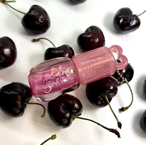 Keychain Pink Cherry Shimmer Valentines Day Gloss Gift Idea Valentines 2026 lipgloss hot pink shimmer  lipgloss vegan cruelty free lipgloss moisturizing non sticky