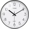 TIMESS 12 Inch Silent Wall Clock,High-Precision Analog Clock,Black&White