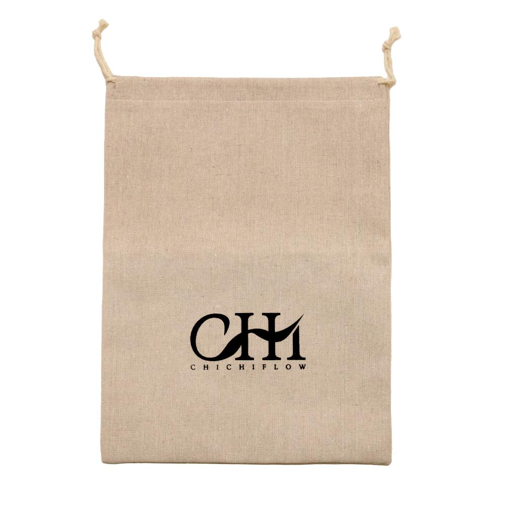 【Not For Sale】1 PCS Premium Natural Linen Drawstring Pouch | Reusable Eco-Friendly Bag for Hair Extensions, Gifts & Storage