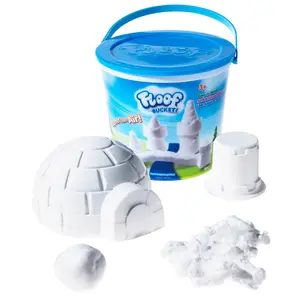 Floof Bucket - Light & Fluffy Moldable Material for Easy Shaping and Reuse - Super Soft Smooth Texture - Perfect for Hand Sculpting and Play