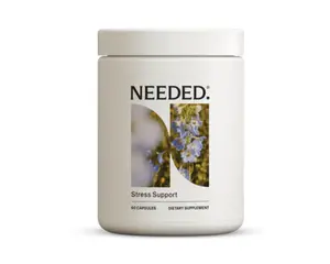 NEEDED. Stress Support - 60 Capsules (1 Month Supply) - Clinical-Strength Adaptogenic Herbal Blend - Mood Energy & Hormone Balance - Stress Relief & Well-being - Pregnancy Safe - Postpartum & Preconception Support for Mamas