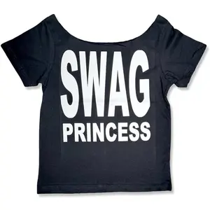 Black swag princess tee Black swag princess tee