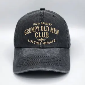Grumpy Old Men Club Premium Embroidered Dad Hat