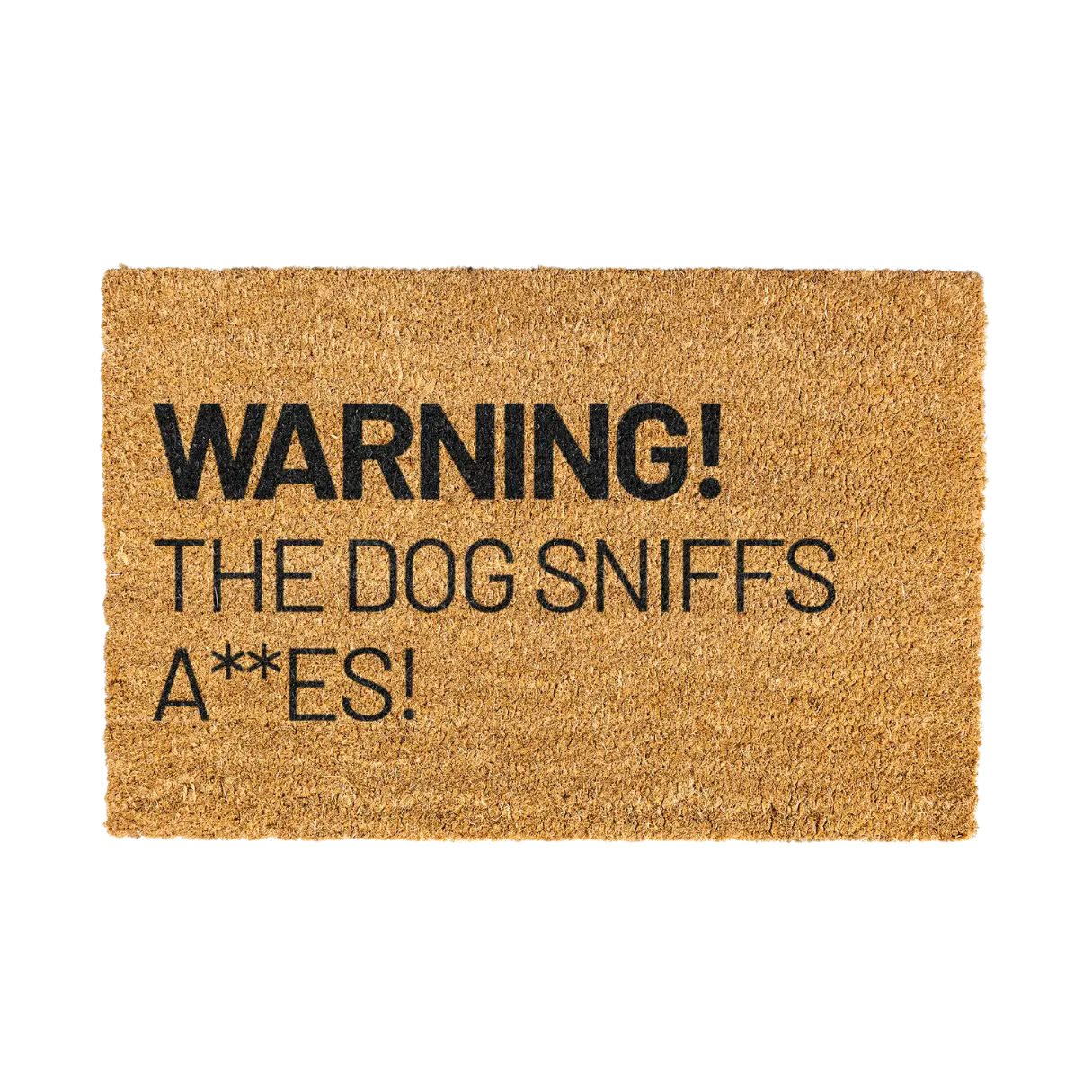 Warning the dog sniffs a** doormat, Funny dog doormat, Dog doormat, Welcome dog doormat, Warning doormat