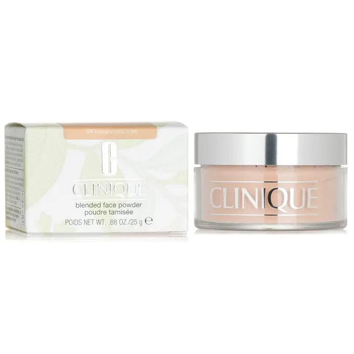 Clinique Blended Face Setting Powder - #04 Transparency 4, 25g/0.88oz, Oil-Control Cosmetic, Lightweight Makeup, Smooth