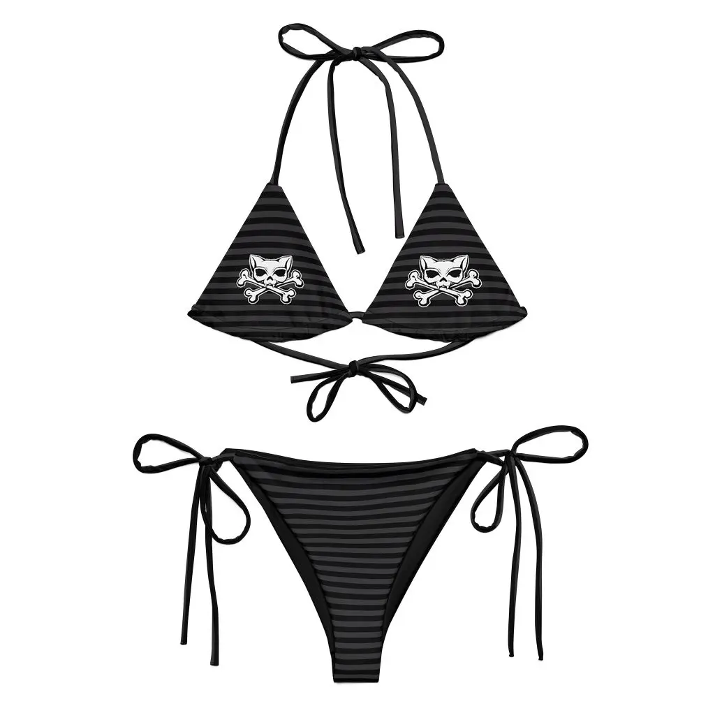 Blaque Kat Skull Bikini