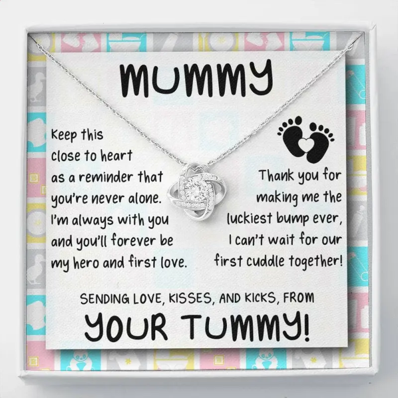 Handmade Jewelry, Message Card Necklace, Message Necklace, Gifts, Message Card, Necklace Card Soon to be Mummy gifts, baby bump necklace for Mum, Christmas gift for pregnant wife, Necklace With Meaningful Message Card Inside