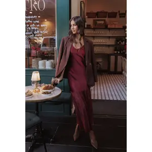 Elowyn Maxi Dress - Cherry