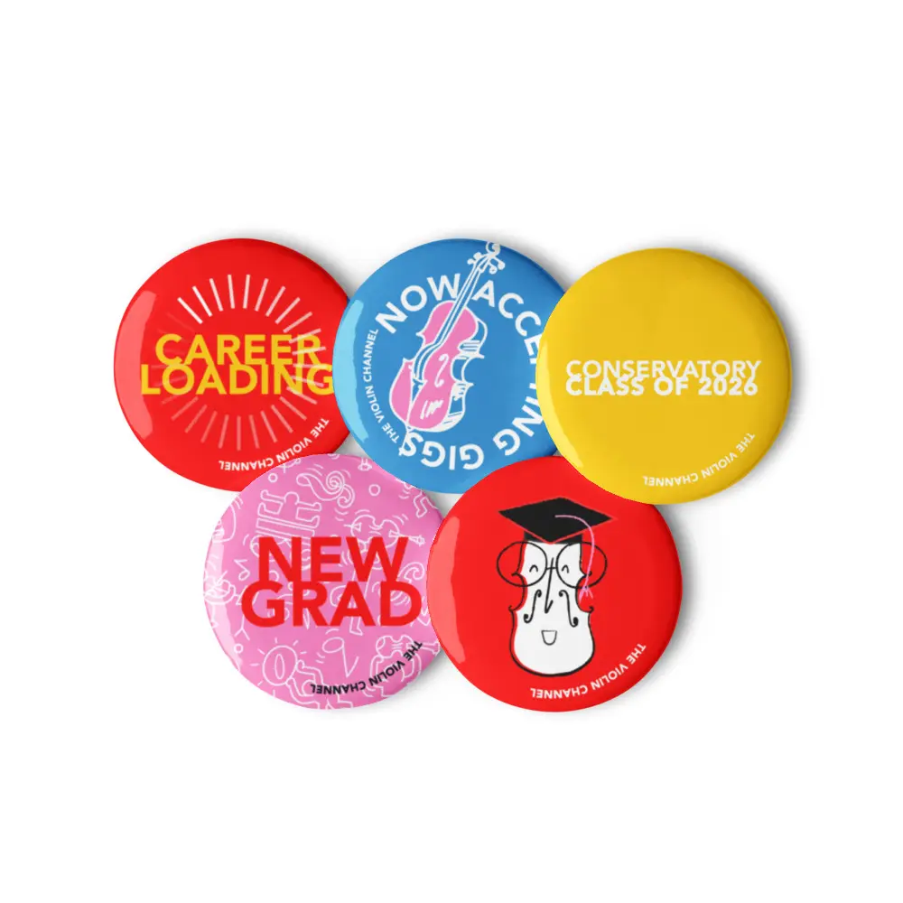 Graduation Pin Buttons Set