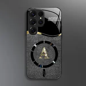 Suitable for [Galaxy S25 Ultra] high-end MagSafe phone case🥰，Choose from any of the 26 letters， Minimalist, premium design—drop-resistant and fingerprint-proof YM99