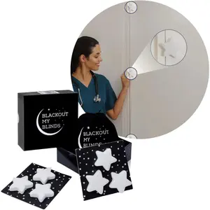 Window Light Blocker for Window Shades, Roller Shades & Curtains | Removable Light Blockers for Blinds | Stop Light Leakage with Alternative to Blackout Window Cover/Light Blocking Strips