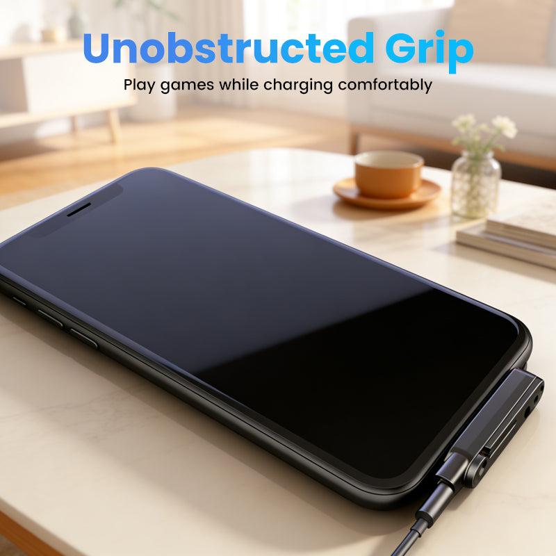 Fast Charging Adapter with 360° Foldable Phone Stand 240W High-Power PassThrough Ergonomic U-Shaped Design Compact Portable Type-C Compatibility