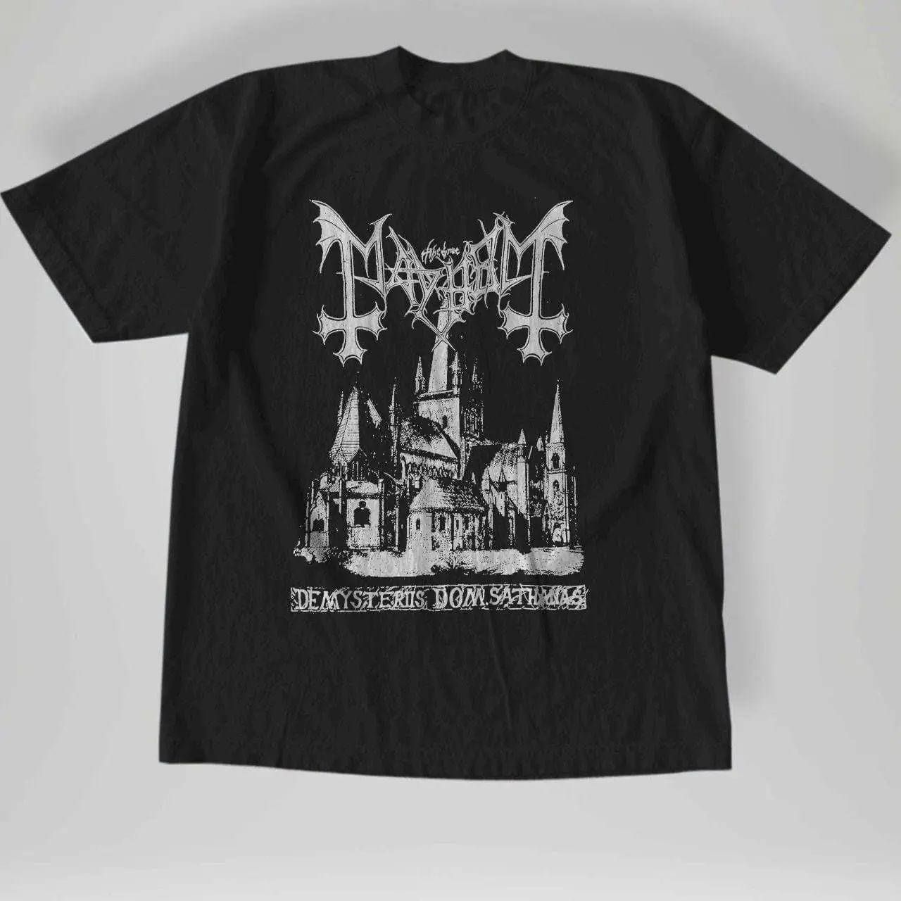 Vintage Style De Mysteriis Dom Sathanas Mayhem T-Shirt , Y2k Clothing, Pop Aesthetic Graphic Tee, Vintage, Trendy