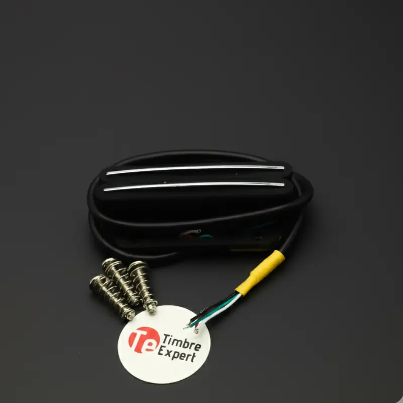 TimbreExpert TE-VT3  "Basalt" Series Alnico 5 Hot Rail Tele Bridge Pickup - Hum-Canceling - 70s Funk/Blues to Rock - TE-VT3