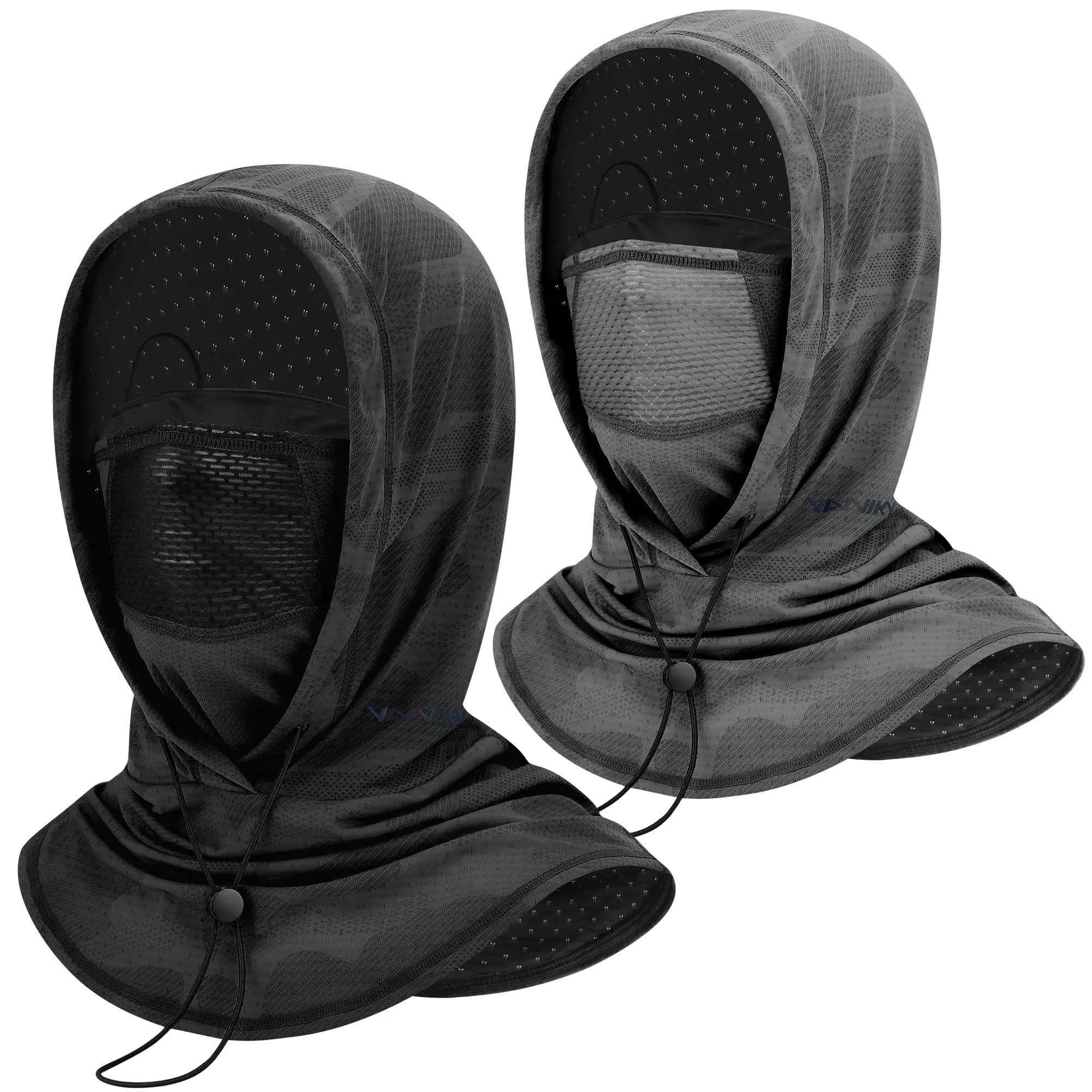 YANIKY Summer Cooling Balaclava with Breathable Holes, Sun UV Protection Face Mask for Running, Cycling, Fishing, Men & Women
