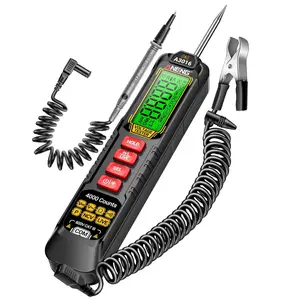 0.5V-600V Multimeter,AC/DC Automotive Test Light,Buzzer Circuit Tester with Probe,Polarity Indicator Light, Continuity Voltage Fuse Tester Pen with Clip for Sedan, SUV, RV