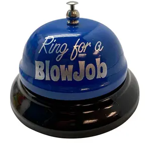 Ring for "Some Fun” Novelty Desk Bell – Funny Gag Gift Hand Bell Hilarious Gag Gift