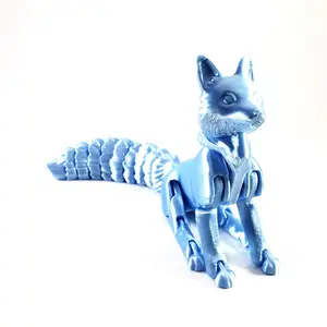 3D Printed Articulating Fox - Home Decor Ornaments