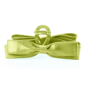 Violet & Brooks Paige Faux Patent Leather Bow Claw Clip