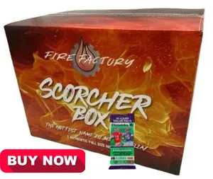 #2932 - x1 Fire Factory *Scorcher* Full Size Lid  + Football Cards