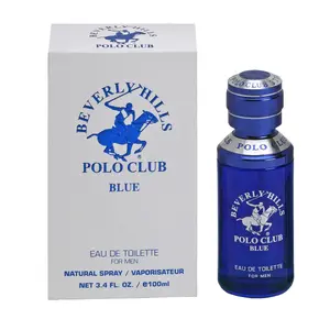 Beverly Hills Polo Club | Blue Eau de Toilette for Men – 3.4oz / 100ml Spray – Fresh Oceanic Masculine Fragrance with Notes of Lavender & Sandalwood – Long-Lasting All-Day Scent | Ideal for Everyday Wear, Office, or Special Occasions