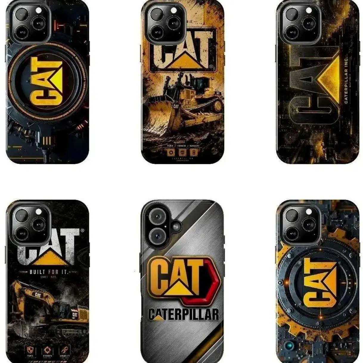 CAT Heavy Equipment Compatible with iPhone 11, 12, 13, 14, 15, 16, 17 & more – check our available size