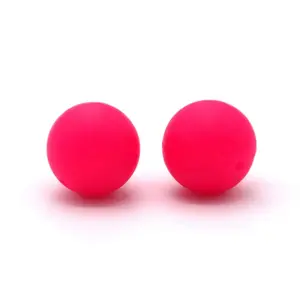 Pink PK102 Silicone Beads