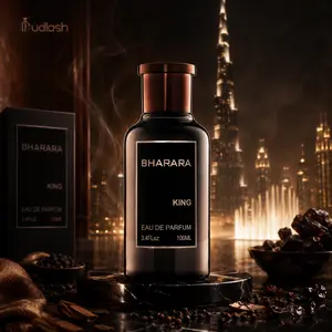 Bharara King Men's Eau De Parfum, 3.4 oz (100ml) Alcohol Base Men's Colognes & Perfumes with Long Lasting Scent, Citrus Zest - Orange - Bergamot Fragrance
