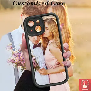 Custom Photo Phone Case – Please Send Image After Purchase.Custom Designed DIY Couple Photo Phone Case, Suitable for iPhone 17/16/15/14/13/12/11/X/Pro Max/Pro/Plus Models. Black Fashion Design, Specially Thickened Private Custom Phone Cases
