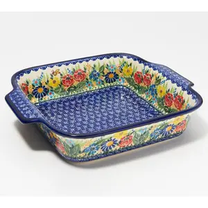 Lidia's Polish Pottery Square Baker