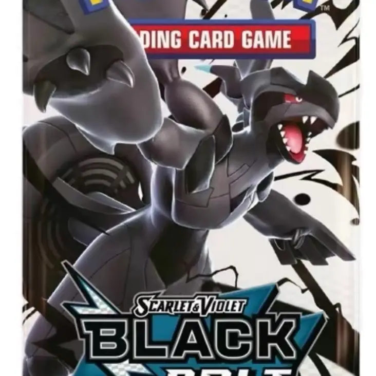 Black Bolt Booster Pack - Scarlet & Violet Trading Card Game - Collectible Card Game Featuring Black Bolt Design
