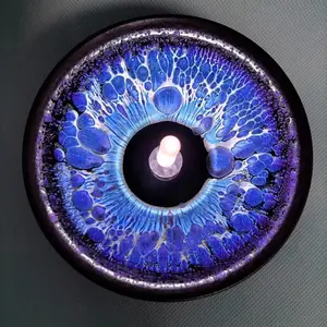 Exquisite Blue Hued Jianzhan Tea Cup with Unique Kiln-Fired Patterns for Enhanced Tea Experience and Artistic Appeal