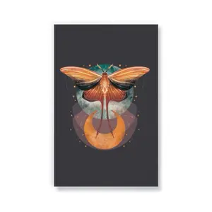 Cosmic Moth Layflat Notebook