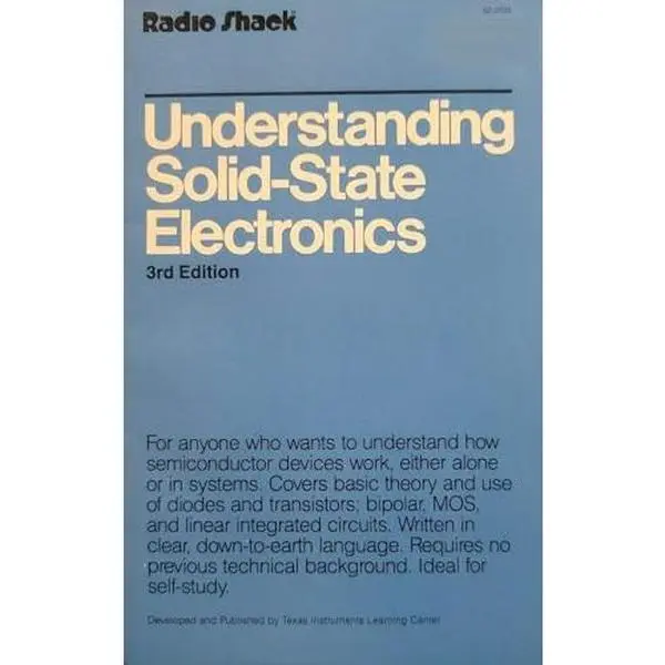 USED Book - Understanding Solid-State Electronics: A Self-Teaching Course in Basic Semiconductor Theory (Understanding series) by Texas Instruments Learning Center (Paperback) - english