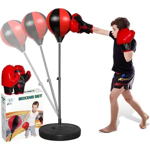 Punching Bag for , Boxing Bag for 3-8 , Punching Bags with Height Adgustable Stand,  Boxing Set with Gloves,   for Boys & Girls