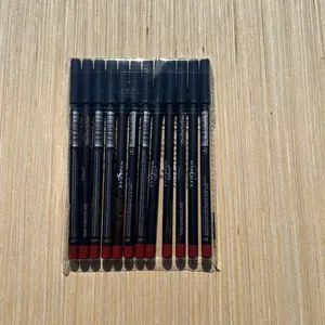 PACK of 12pc Italia Deluxe Ultra Fine Lip Liners - CHOCOLATE