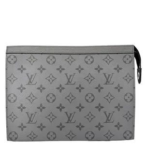 Pre-owned LOUIS VUITTON Monogram Eclipse Pouch Bag Voyage MM Gray