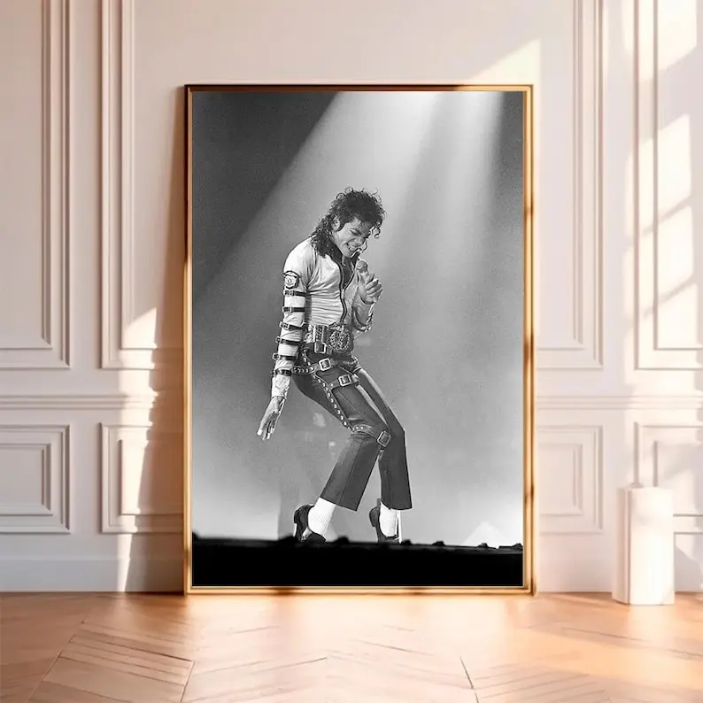 Michael Jackson Print, Wall Art, Room Decor, Art Poster For Gift Unframed