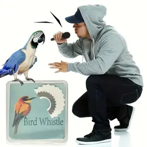 Easy Bird Whistle Set, Fun Magic Simulated Parrot Toy, Plastic Bird Teaser Tool, Pet Bird Supplies, Mouth-Placed Hidden Magic Sound Generator