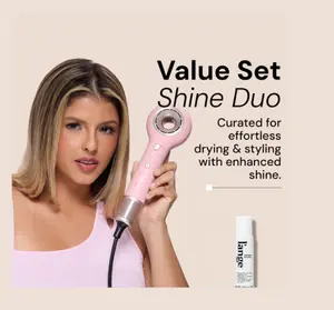 L'ANGE HAIR - Shine Duo, Professional Hair Dryer & Brush Styling Tool for Smooth Blow Drying, Hair Styling Tools