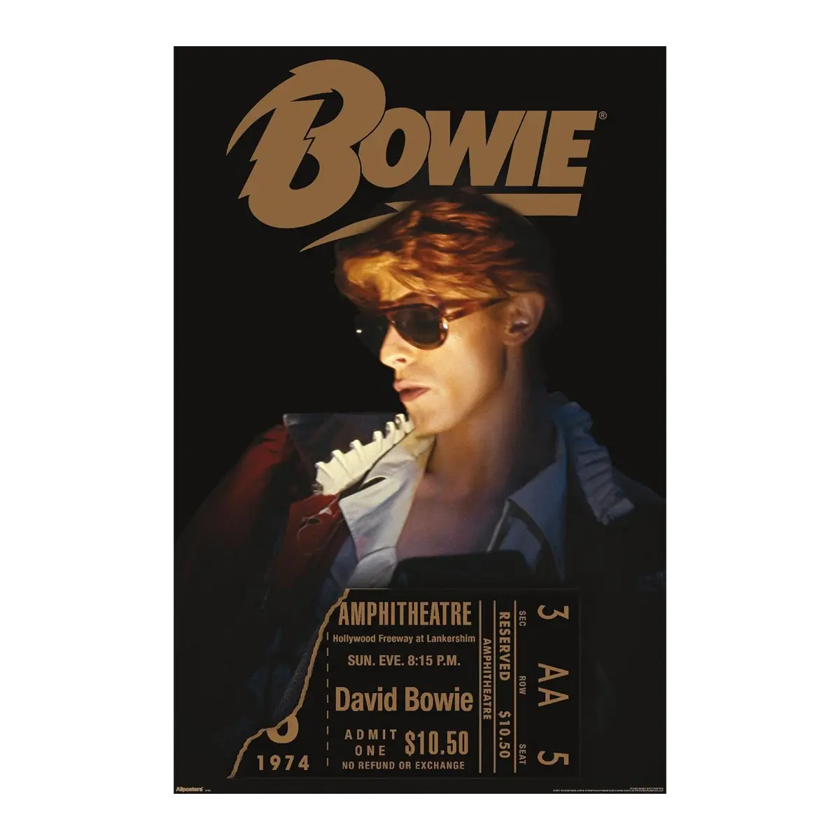 NO FRAME INCLUDE -   Diamond Doogs LA Tour David Bowie 1974 Art Print Home Hanging Decoration Wall Art Poster Decor Gifts For Fans