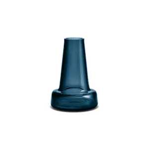 Holmegaard Flora Vase, Dark Blue, H: 4.7"