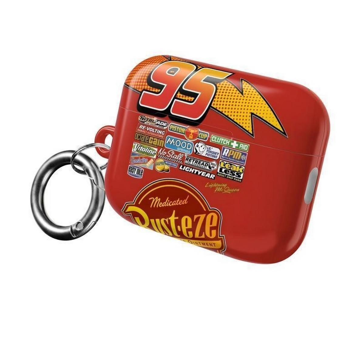 Racing Car 95 Lightning Red Soft Silicone Case for all Gen 1 2 3 4 Pro 1 2 Aesthetic Air Pods Case Cover Protective